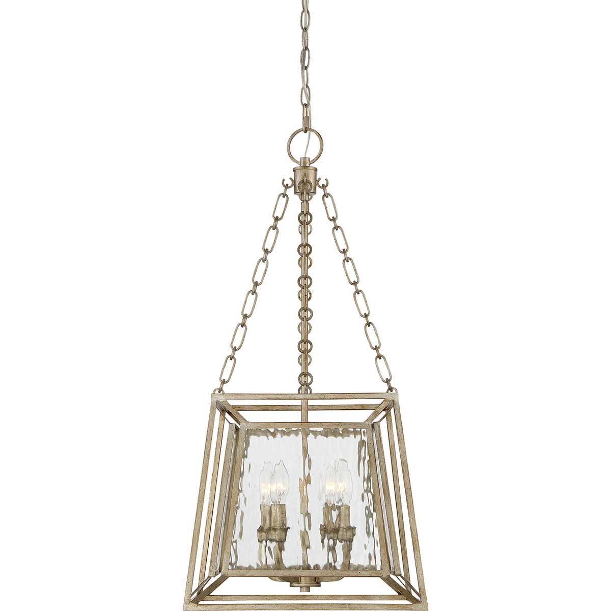 Lakeside 4 Light Tapered Pendant Vintage Gold - QZ-LAKESIDE4-P-A