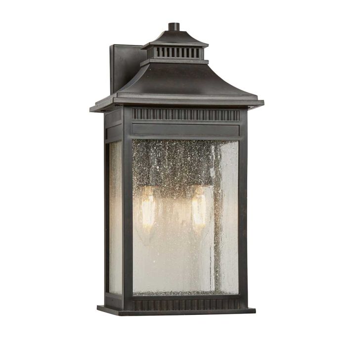 Livingston 2 Light Medium Wall Lantern Imperial Bronze - QZ-LIVINGSTON2-M