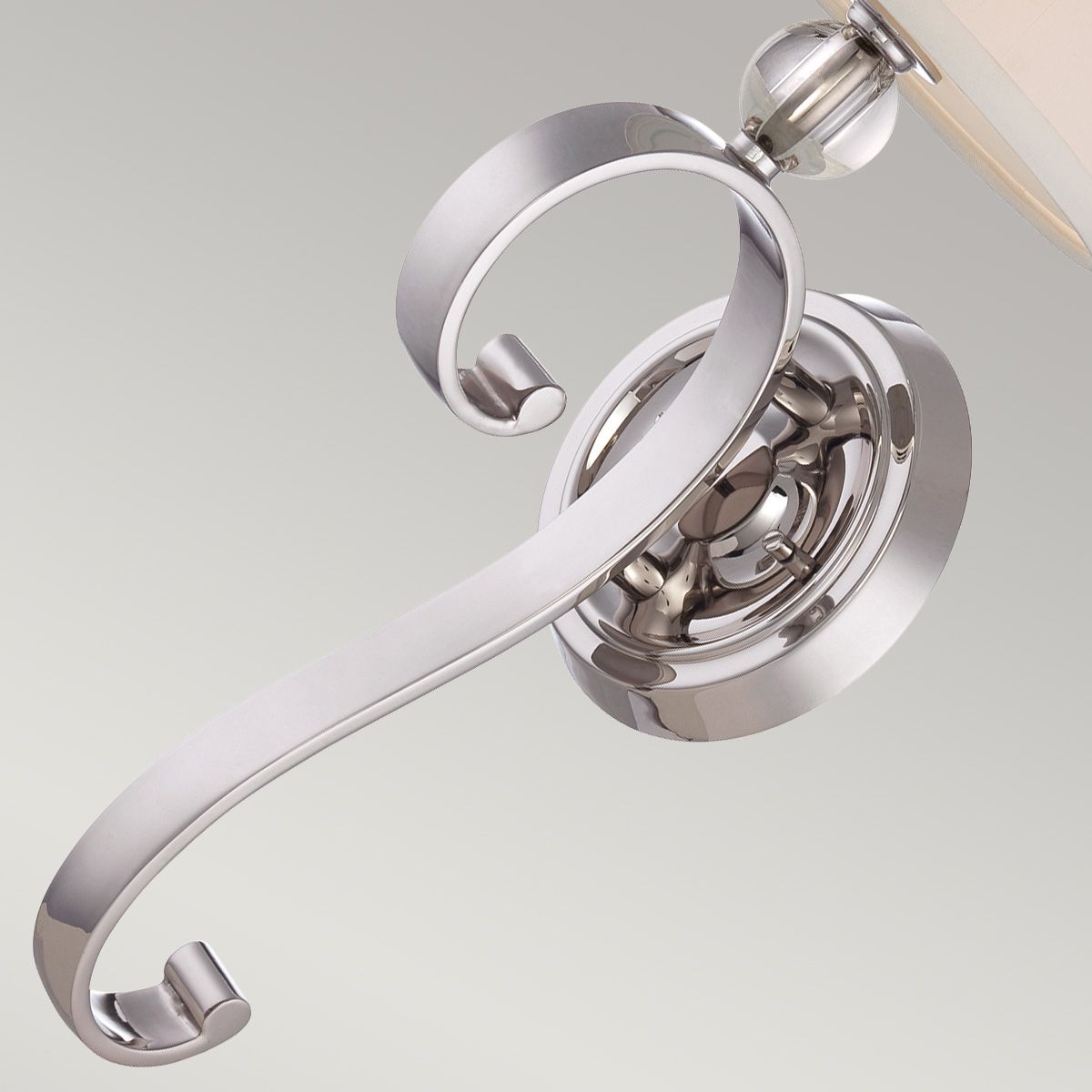 Madison Manor 1 Light Wall Light Imperial Silver - QZ-MADISON-MANOR1-IS