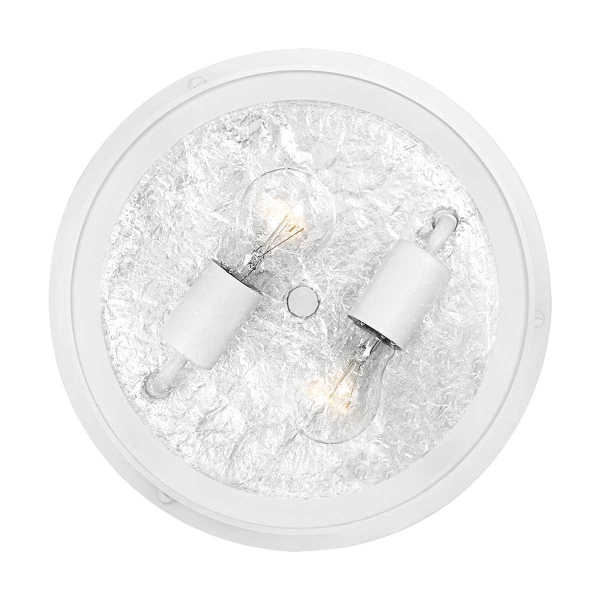 Marblehead 2 Light Flush Mount Light White - QZ-MARBLEHEAD-F-WHT