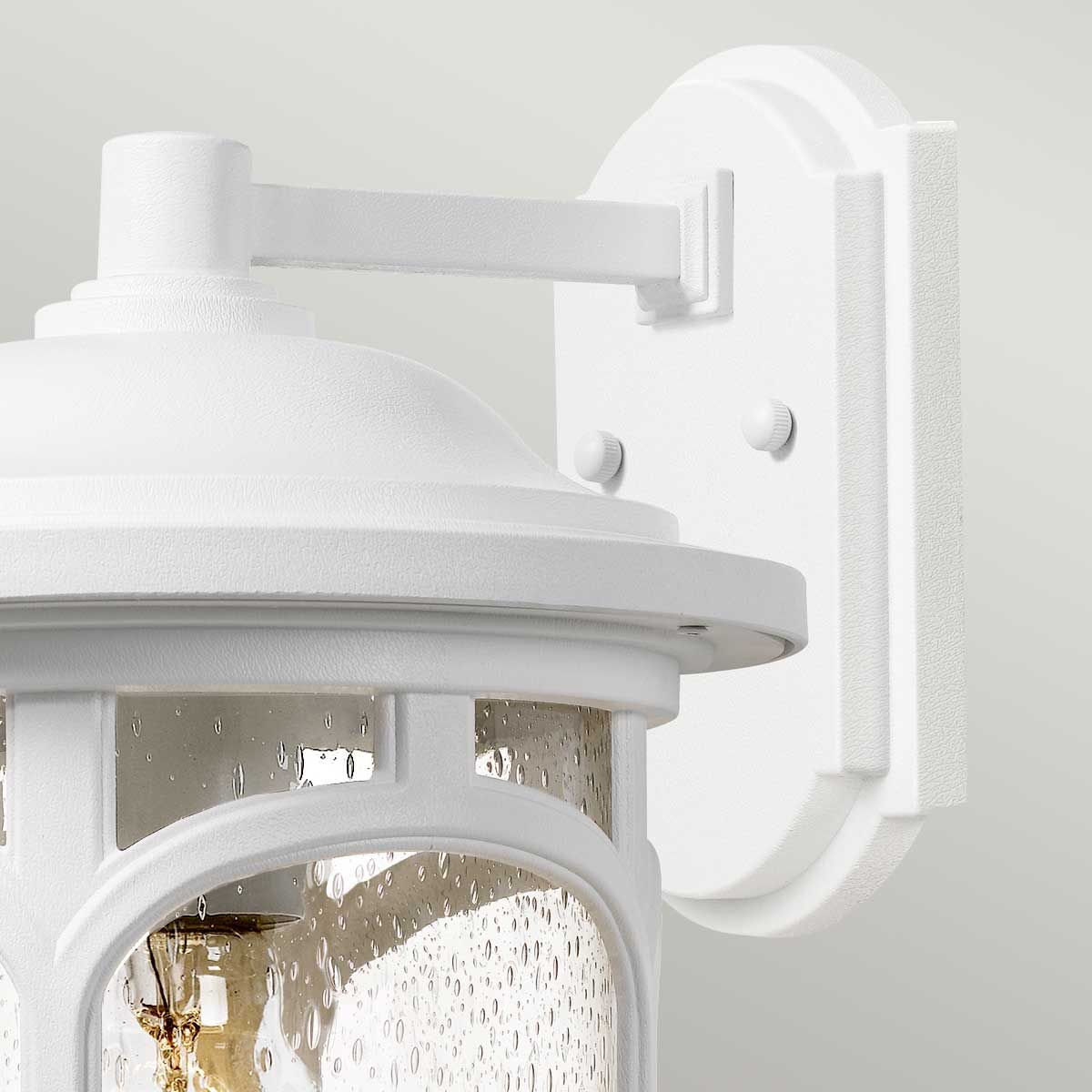 Marblehead 1 Light Medium Wall Lantern White - QZ-MARBLEHEAD-M-WHT