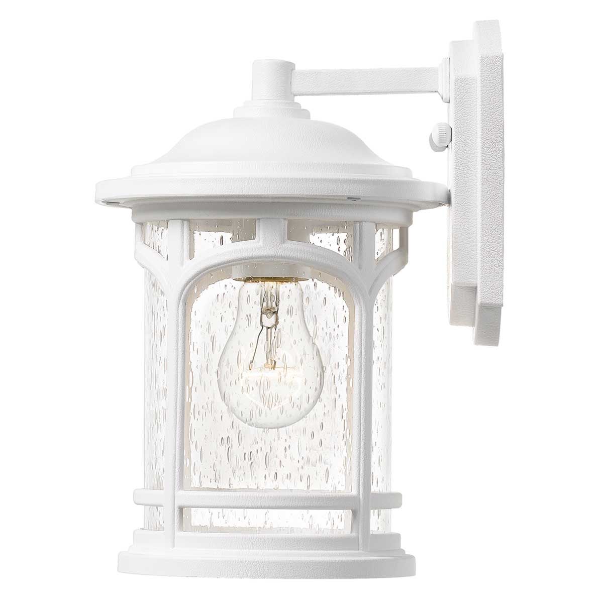 Marblehead 1 Light Small Wall Lantern White - QZ-MARBLEHEAD-S-WHT