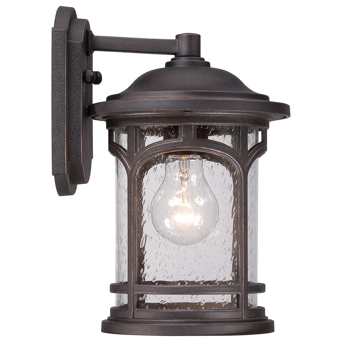 Marblehead 1 Light Small Wall Lantern Palladian Bronze - QZ-MARBLEHEAD2-S