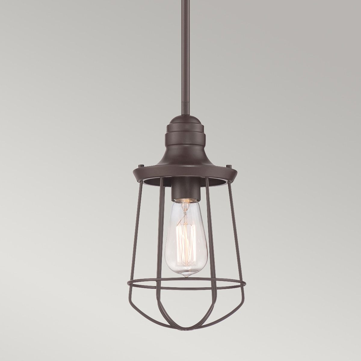 Marine 1 Light Pendant Western Bronze - QZ-MARINE-P