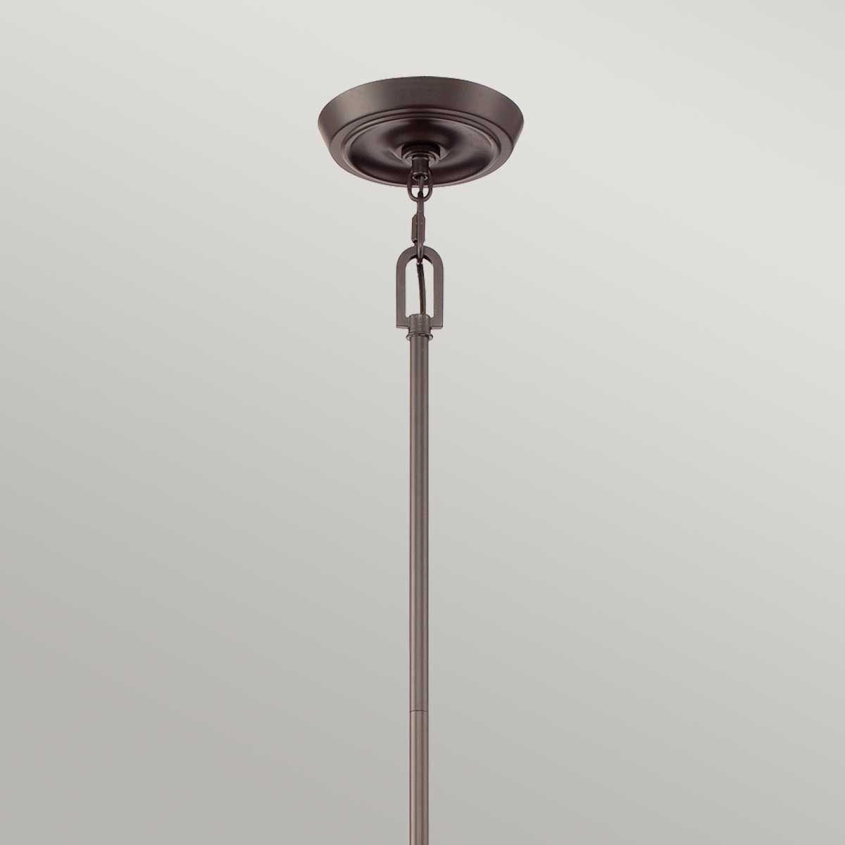 Penn Station 3 Light Pendant Western Bronze - QZ-PENN-STATION-M-WT