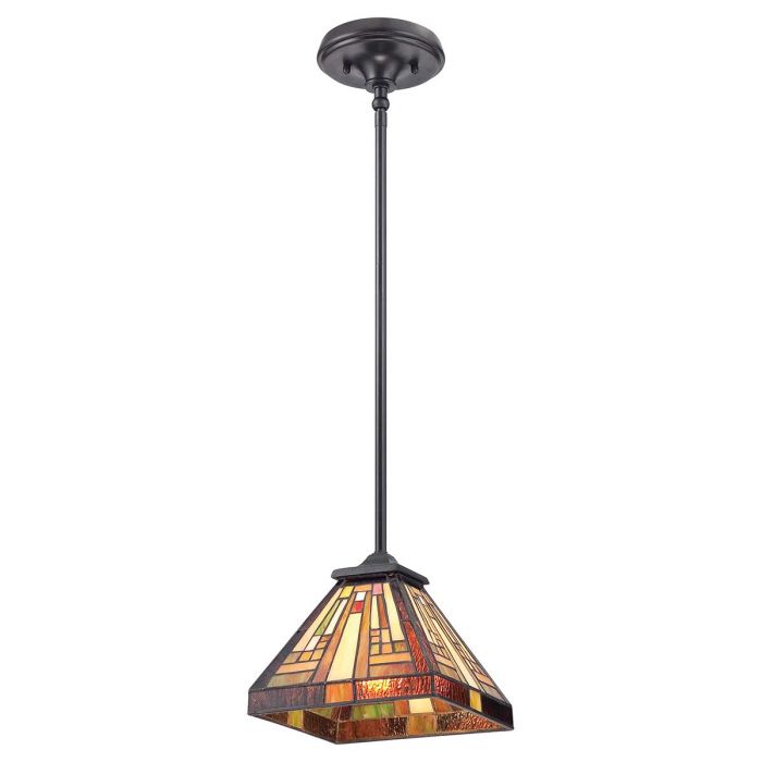 Stephen Rod Hung Pendant Light Vintage Bronze - QZ-STEPHEN-MP