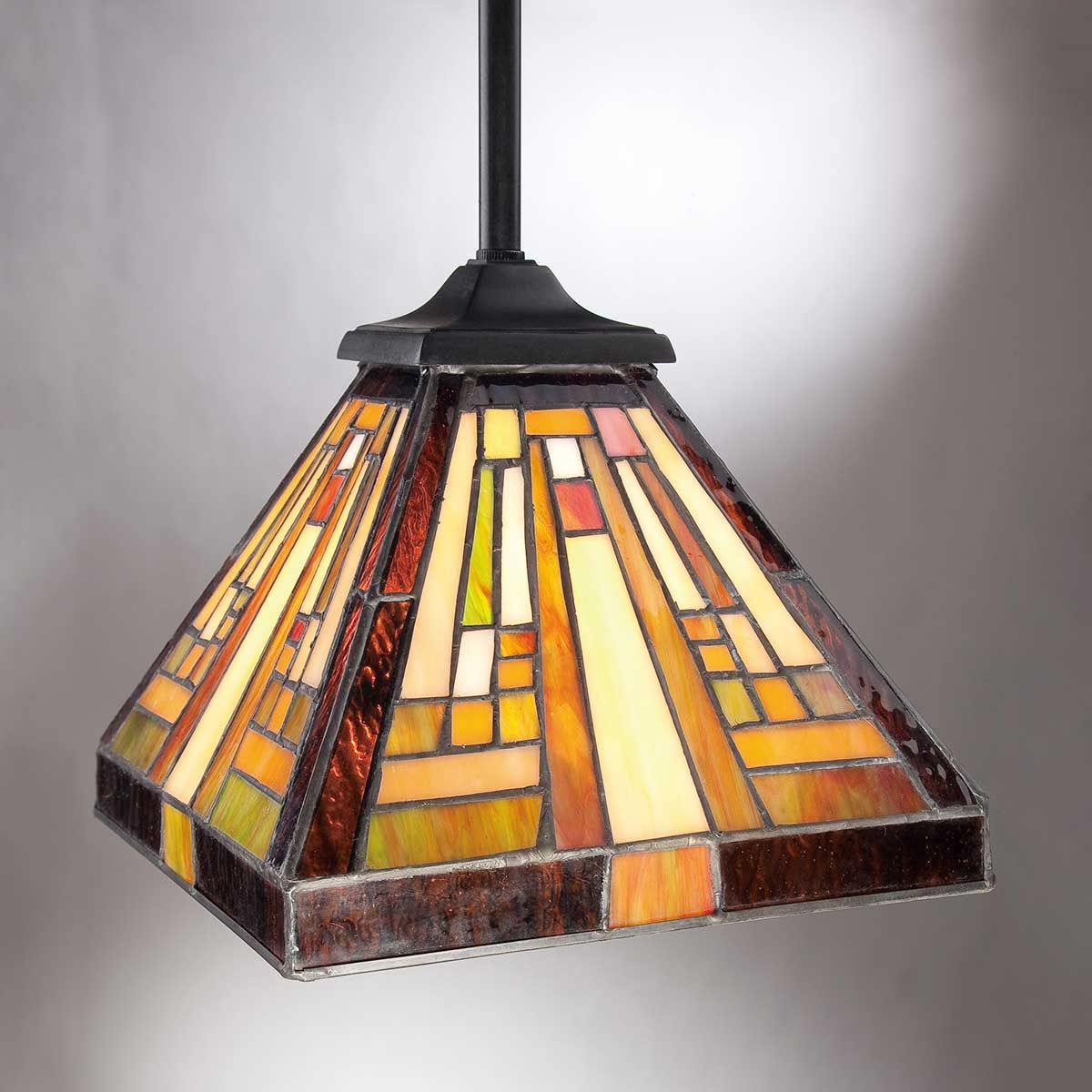 Stephen Rod Hung Pendant Light Vintage Bronze - QZ-STEPHEN-MP