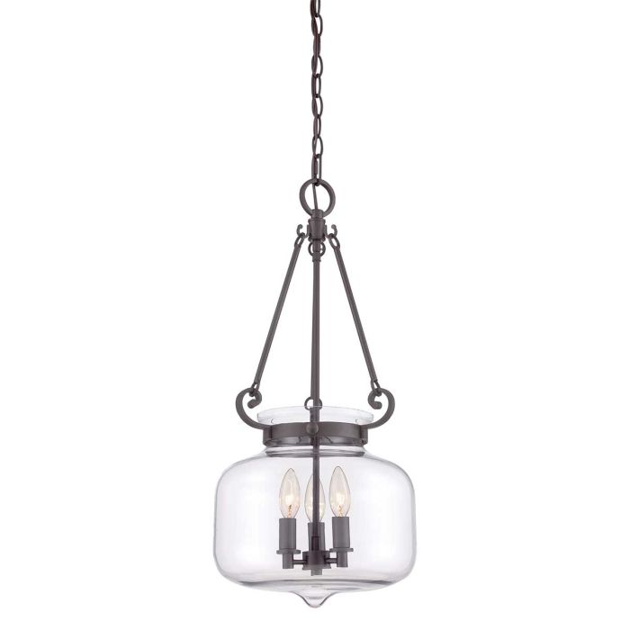 Stewart 3 Light Pendant Western Bronze - QZ-STEWART-WT