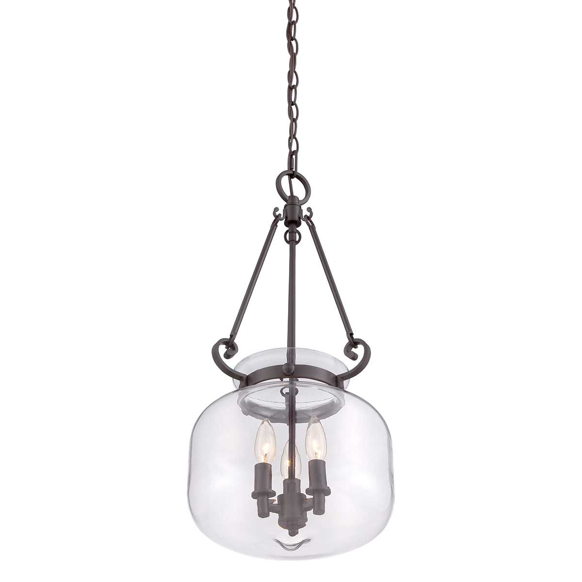 Stewart 3 Light Pendant Western Bronze - QZ-STEWART-WT