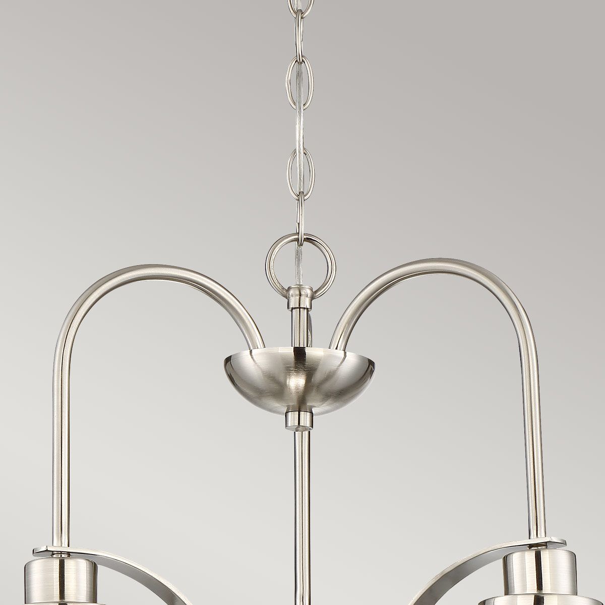 Trilogy 3 Light Pendant Brushed Nickel - QZ-TRILOGY3-BN