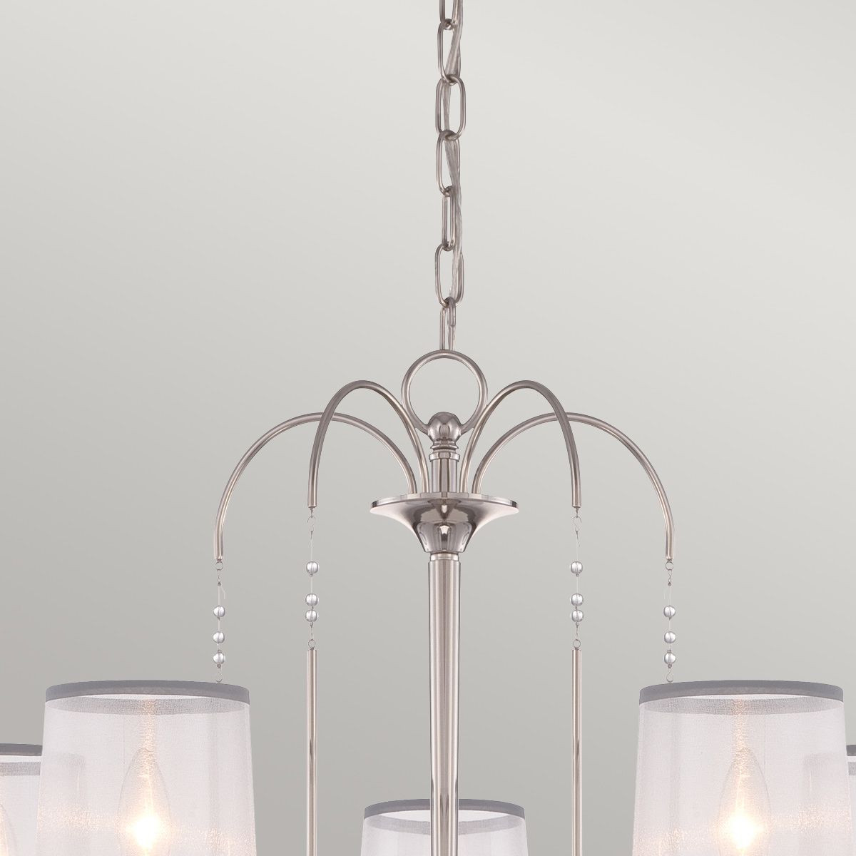 Whitney 5 Light Chandelier Imperial Silver - QZ-WHITNEY5