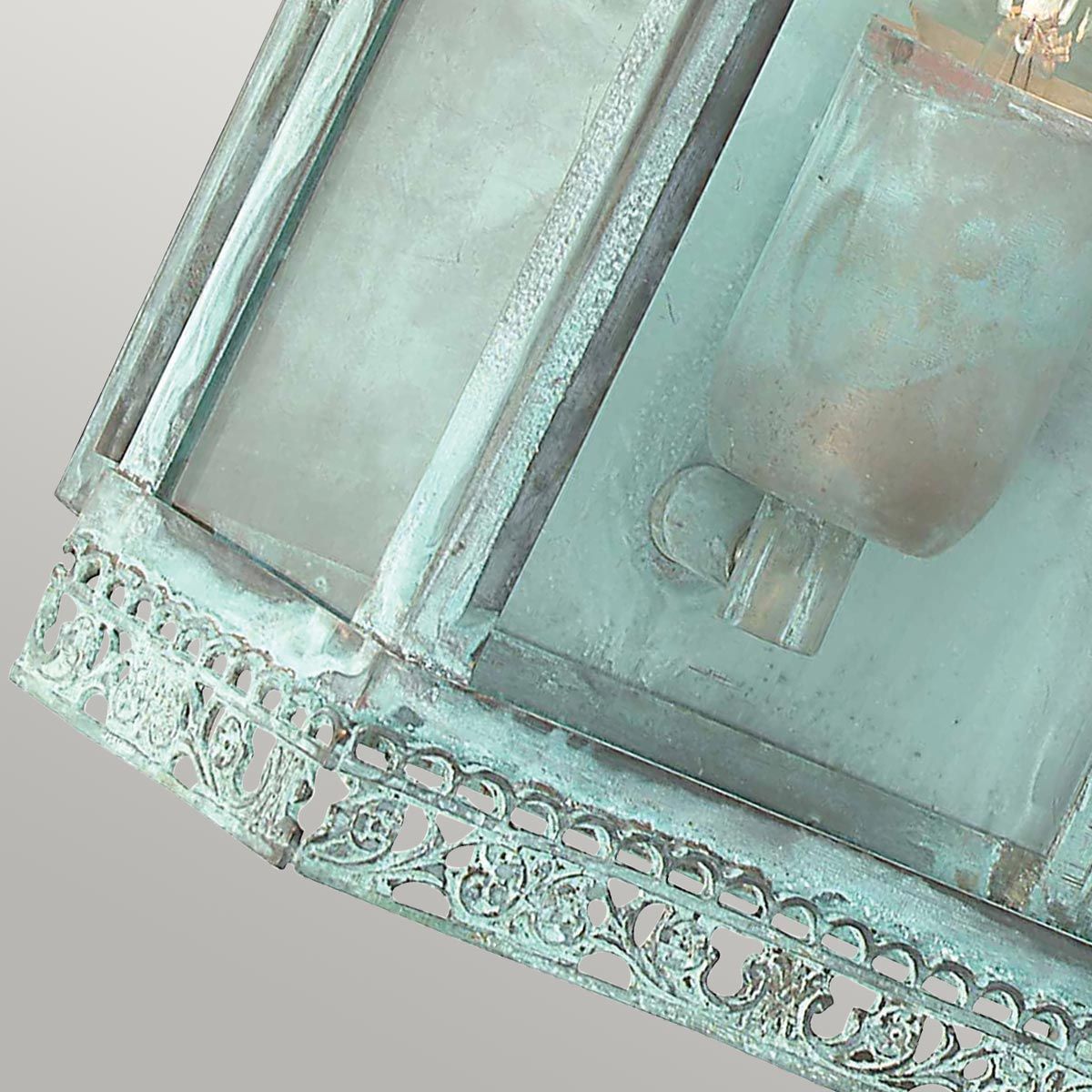 Regents Park 1 Light Wall Lantern Verdigris - REGENTS-PARK-V