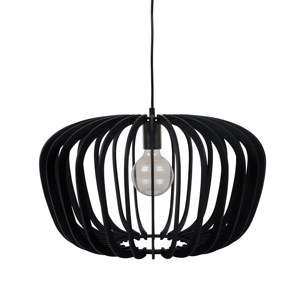 Buy Pendant Lights Australia Robin Pendant Light W500mm Black Timber - 31005