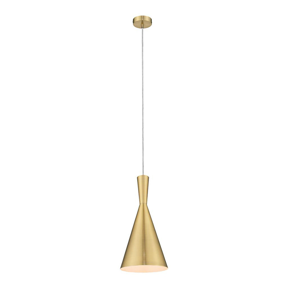 Ruby Pendant Light W180mm Brushed Brass Metal - 31392