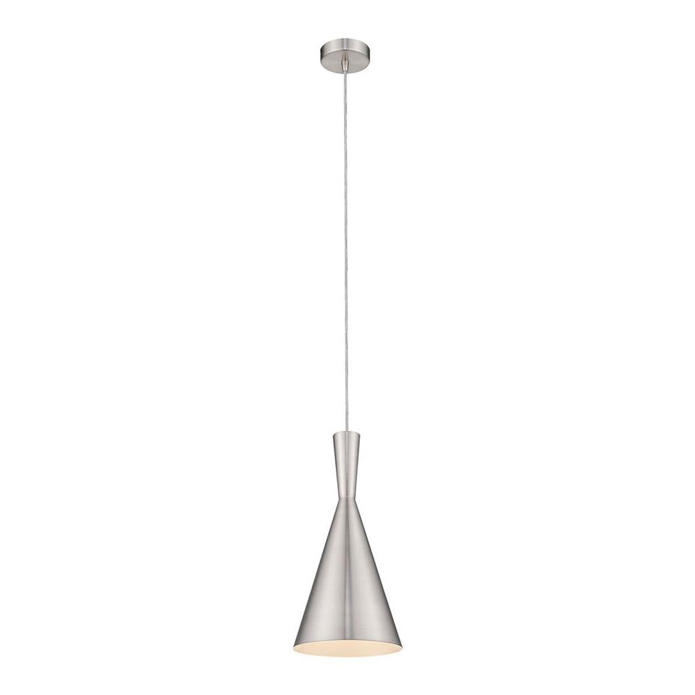 Buy Pendant Lights Australia Ruby Pendant Light W180mm Brushed Nickel Metal - 31394