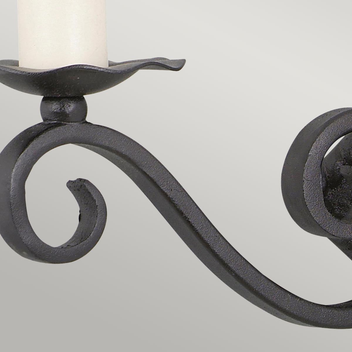 Rectory 330mm 2 Light Wall Light Black - RY2A-BLACK