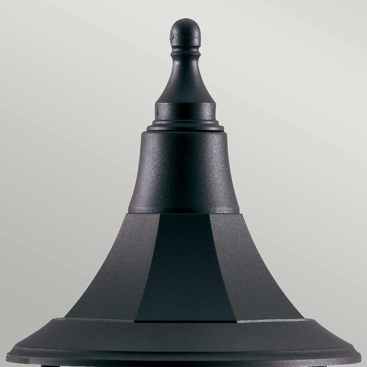 Shannon 1 Light Pedestal Light Black - SHANNON-PED