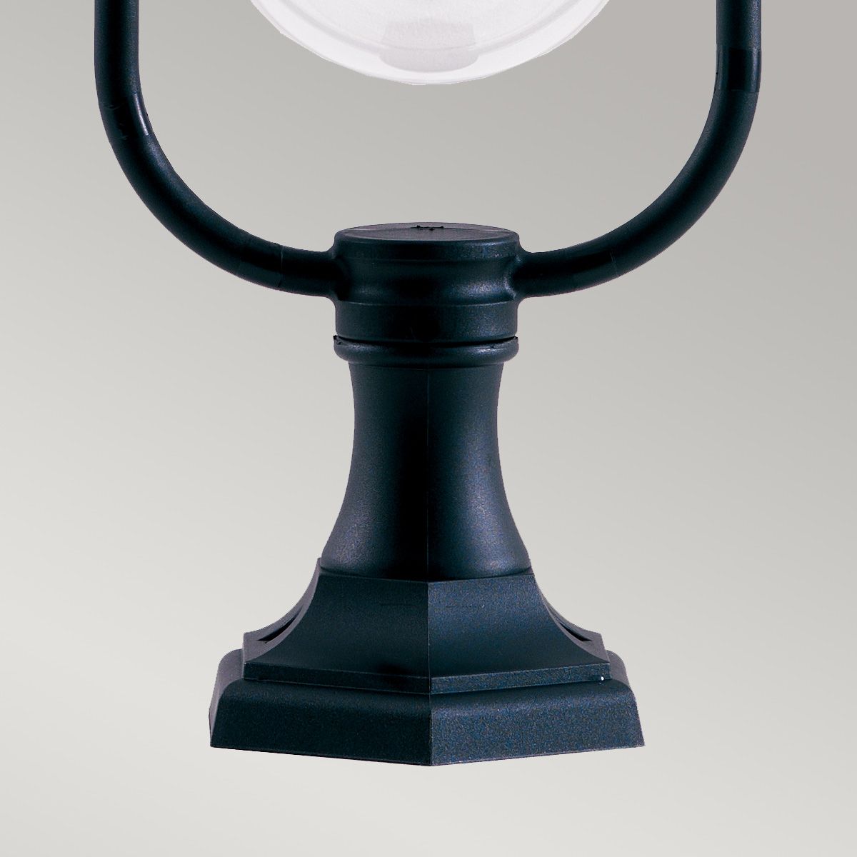 Shannon 1 Light Pedestal Light Black - SHANNON-PED