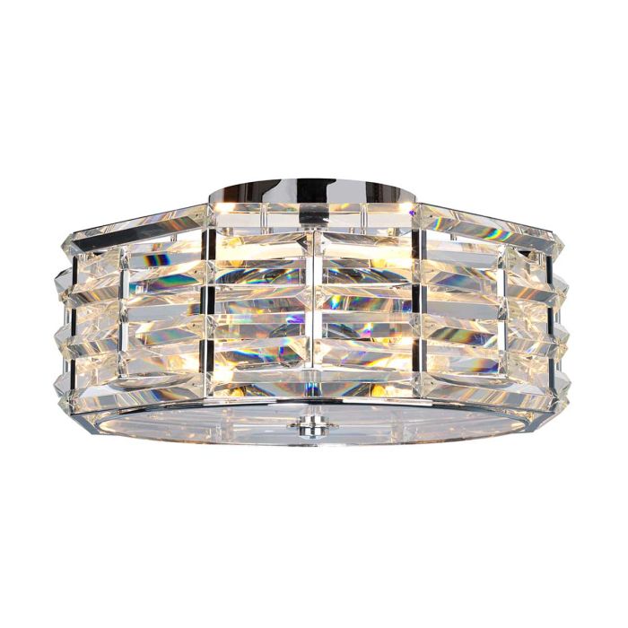 Shoal 4 Light Flush Mount Light Polished Nickel - SHOAL-F