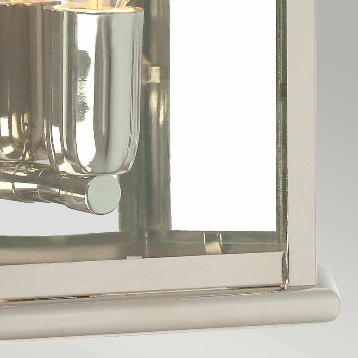 St Martins 1 Light Wall Lantern Polished Nickel - ST-MARTINS-PN