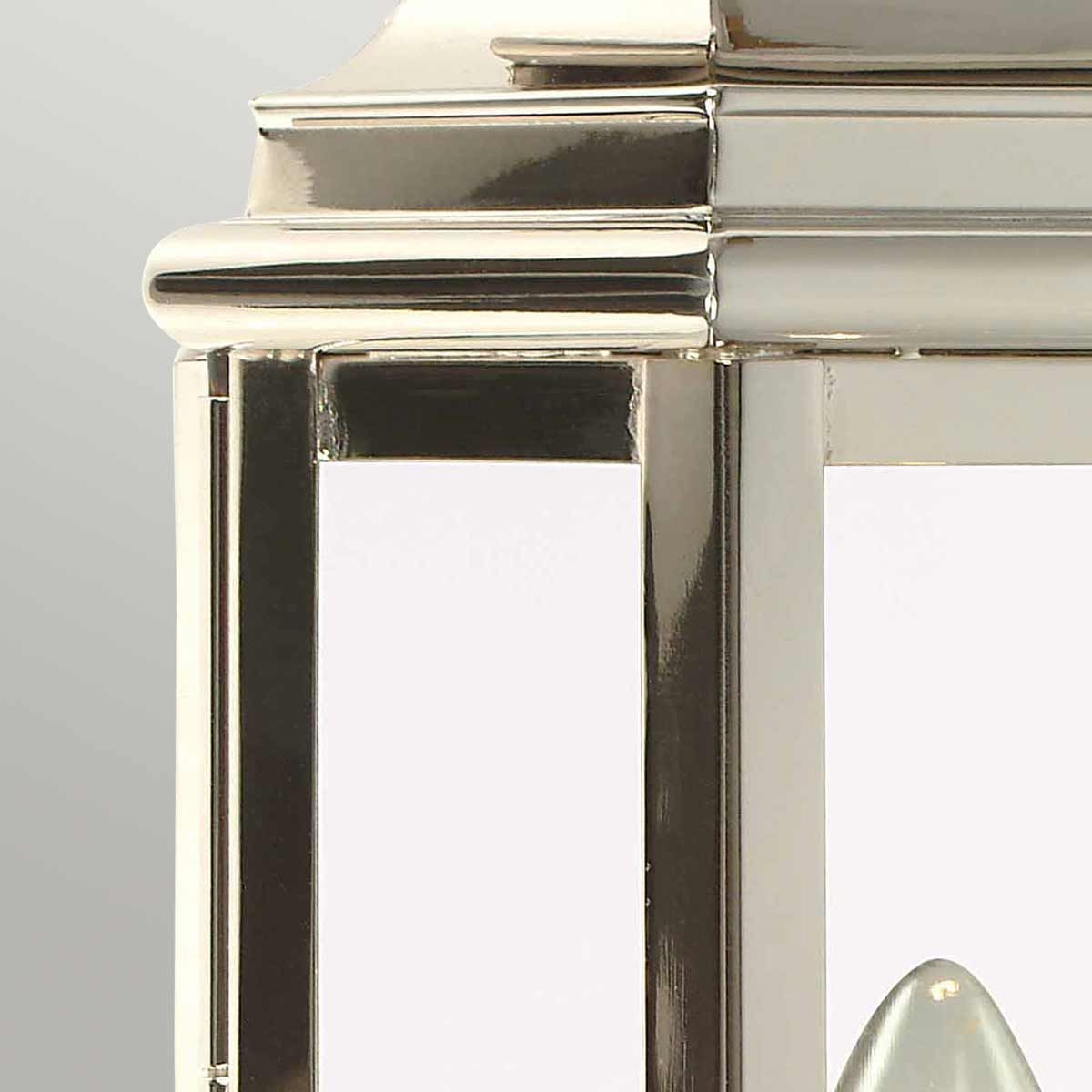 St Martins 1 Light Wall Lantern Polished Nickel - ST-MARTINS-PN