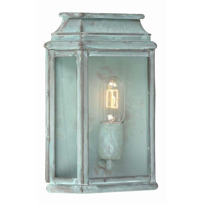 St Martins 1 Light Wall Lantern Verdigris - ST-MARTINS-V