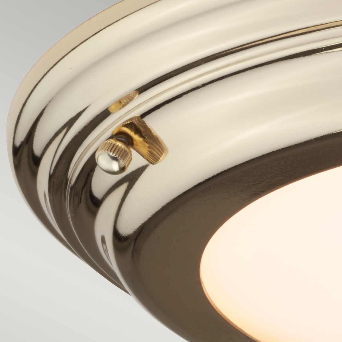 Welland LED Flush Mount Light Polished Brass - WELLAND-F-PB