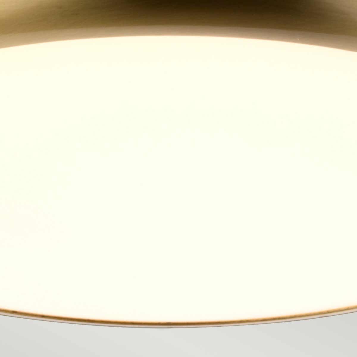 Welland Mini LED Flush Mount Light Aged Brass - WELLAND-F-S-AB