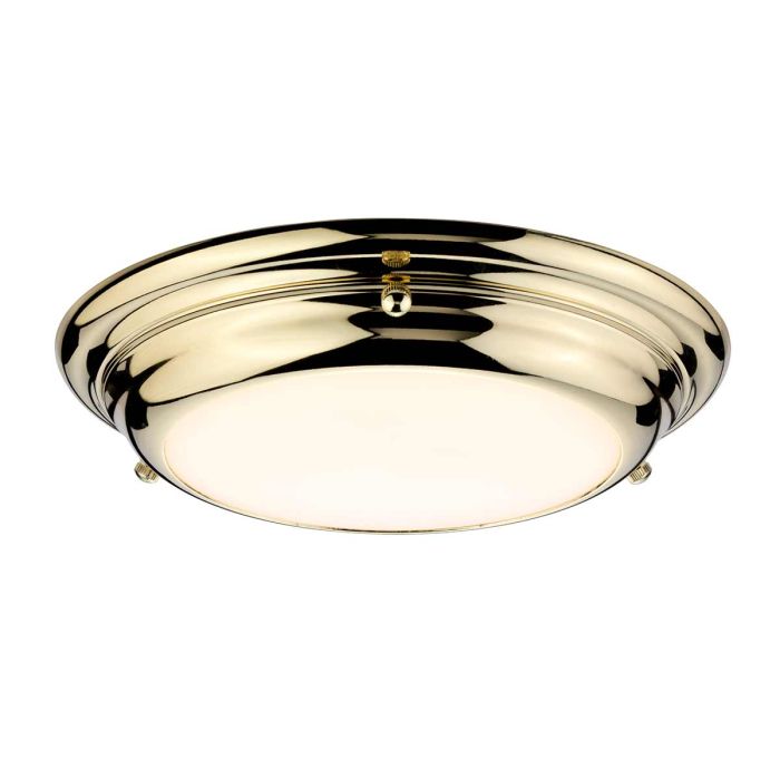 Welland Mini LED Flush Mount Light Polished Brass - WELLAND-F-S-PB