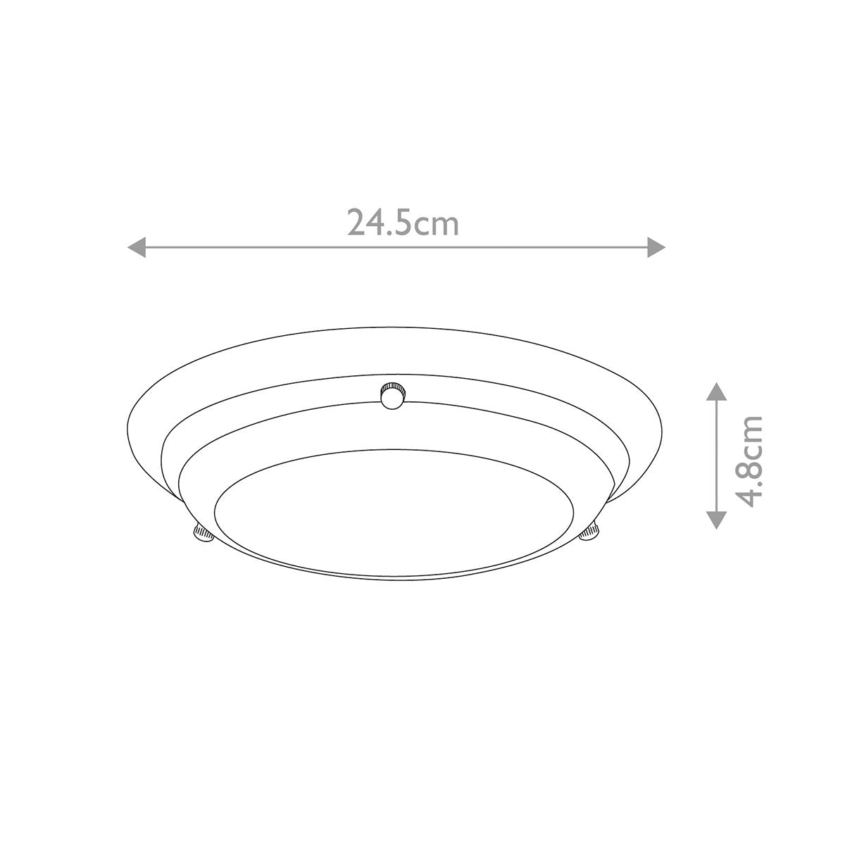 Welland Mini LED Flush Mount Light Polished Chrome - WELLAND-F-S-PC