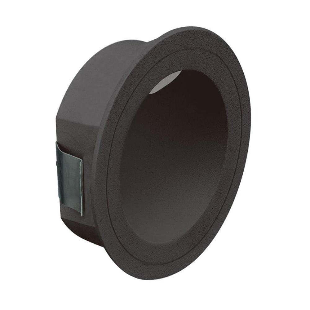 Buy Outdoor Step Lights Australia You Round Outdoor Step Light Black Aluminium 5000K - 19990