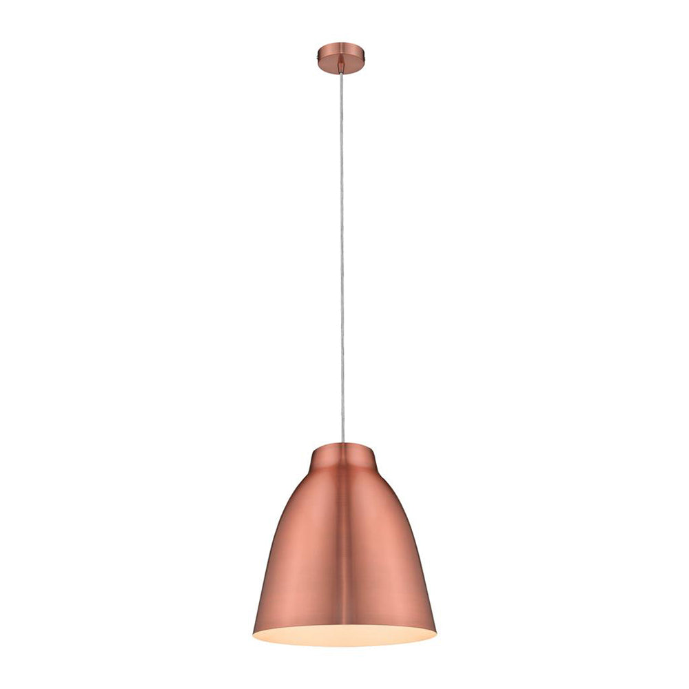 Zoey Pendant Light W400mm Brushed Copper Metal - 31380