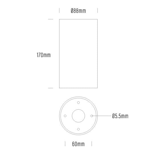 Buy Surface Mounted Downlights Australia LumenaPro Surface Mounted W88mm Venerable Silver / Dali - AQL-880-A4-A0