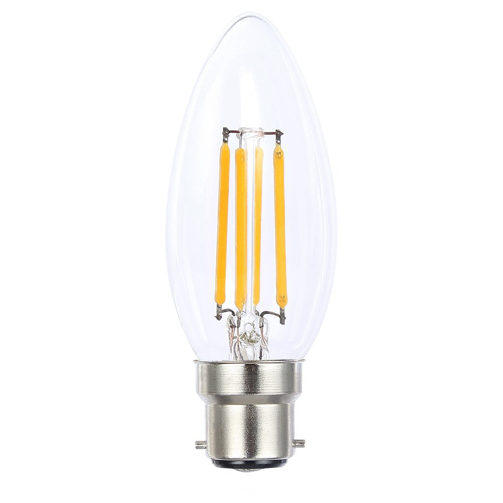 Filament Candle Clear LED Globe 4W BC Dimmable 2700K - LCAN4WCBCWWD - 20242