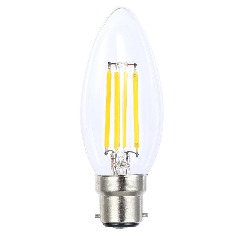 Filament Candle Clear LED Globe 4W BC Dimmable 6500K - LCAN4WCBCDLD - 20246