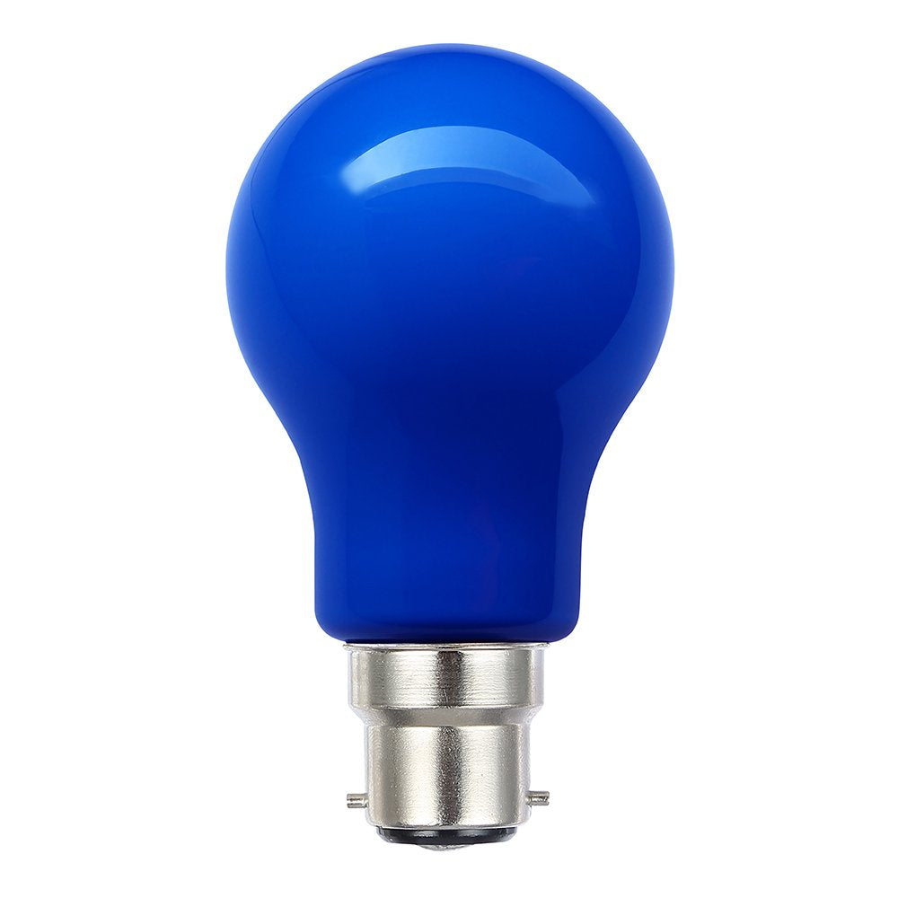 GLS LED Globe 240V 3W BC Blue - LGLS3WBCBLUE - 20706