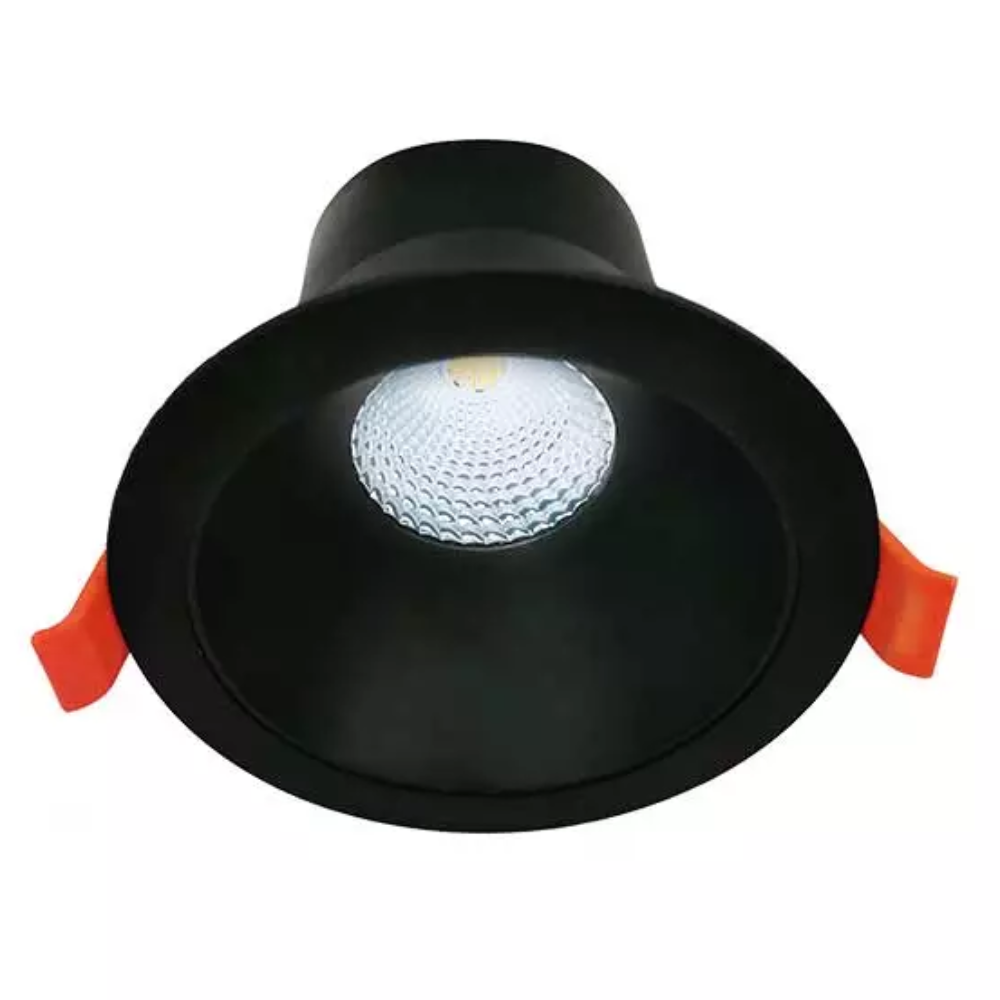 Rex Recessed LED Downlight W100mm Black PLastic 3 CCT - TLRD3459MD