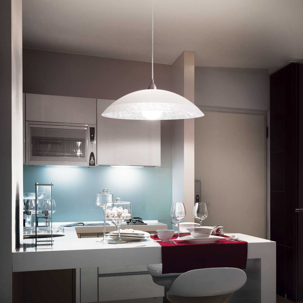 Buy Pendant Lights Australia Lana Sp1 Pendant Light White Glass - 068169