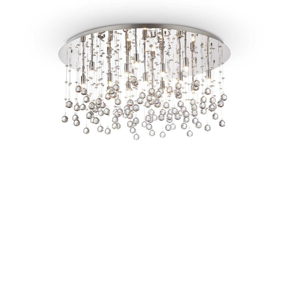 Buy Flush Mount Lights Australia Moonlight Pl15 Flush Mount 15 Lights Metal / Crystals - 08279