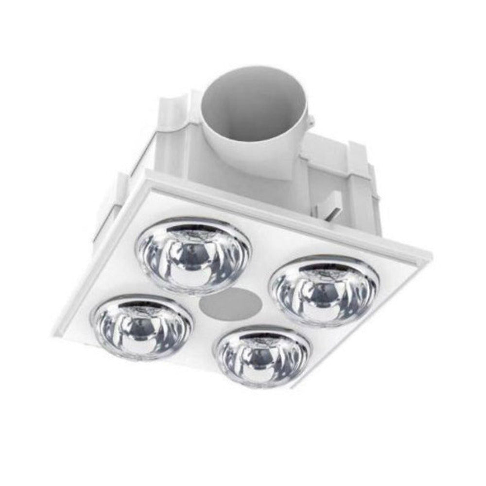 Bathroom 4 Heaters With LED Light 1155W White 4000K - 3AH4E125D10