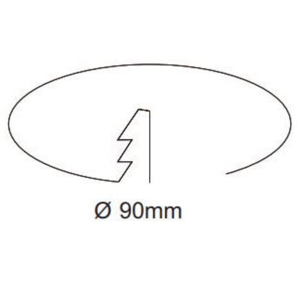 Buy Recessed LED Downlights Australia Recessed LED Downlight W102mm White 10W 3CCT - DL9416 WH