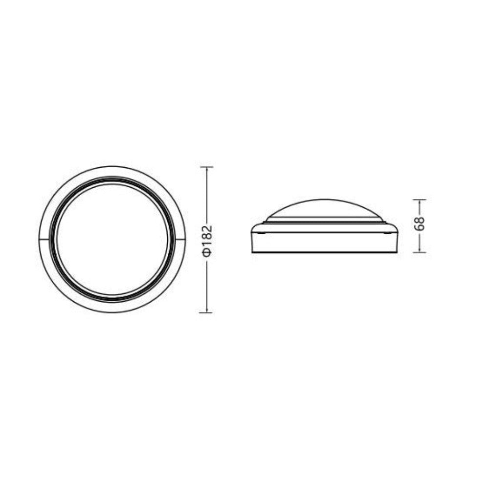 Round LED Bunker Light 3CCT - WX6015-TC