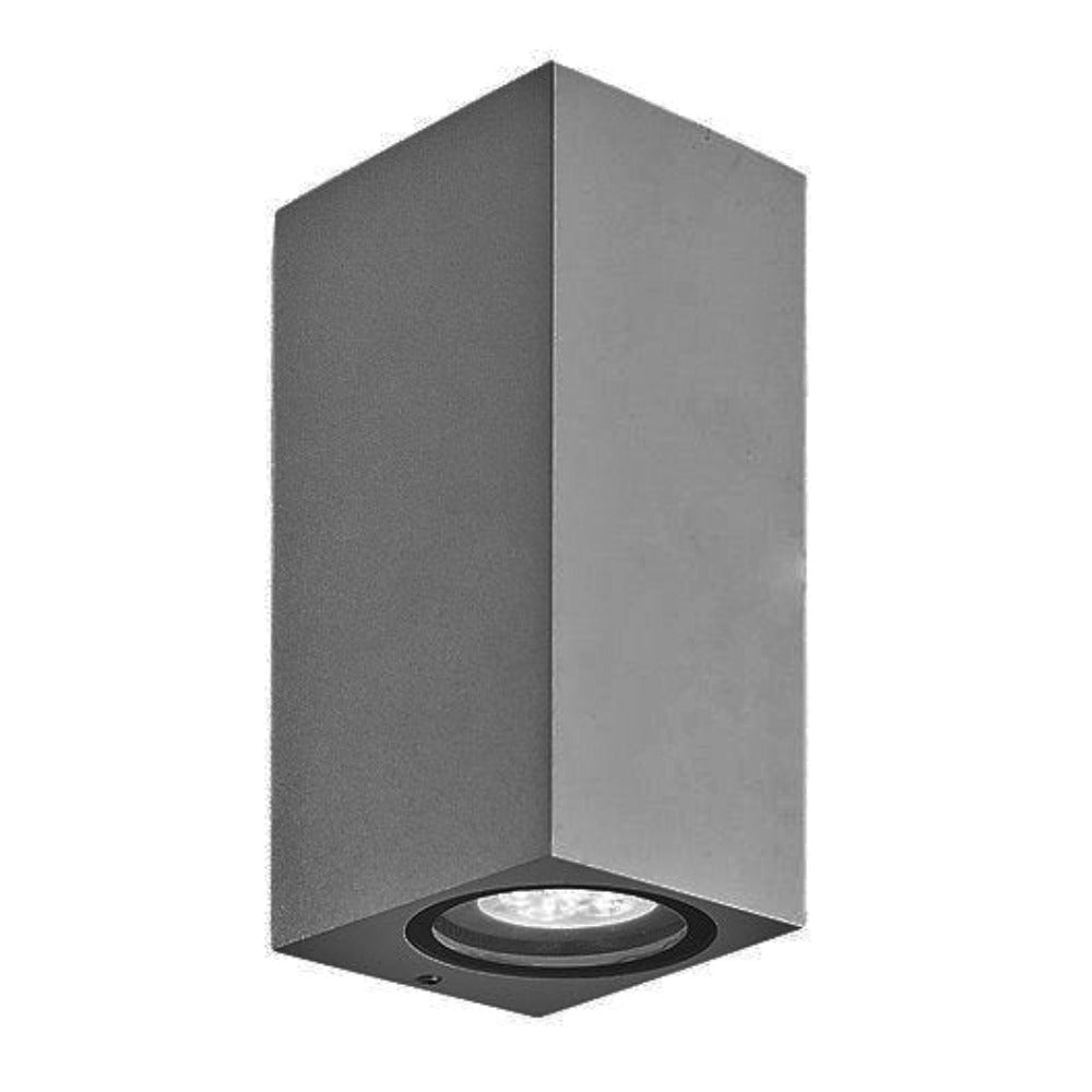 Buy Up / Down Wall Lights Australia Square Up / Down Wall Light H150mm Aluminium - ST5025