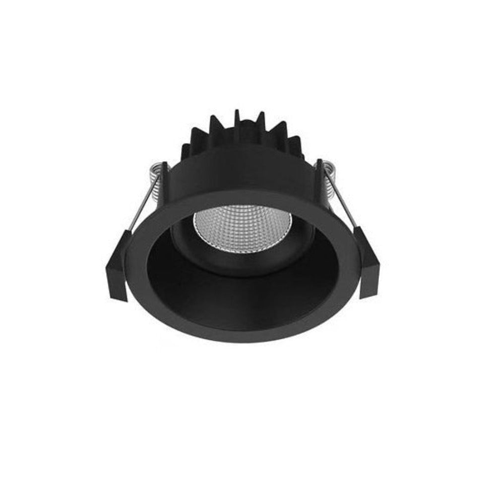 Buy Recessed LED Downlights Australia Recessed LED Downlight W105mm Black 10W 3CCT - DL9415 BK