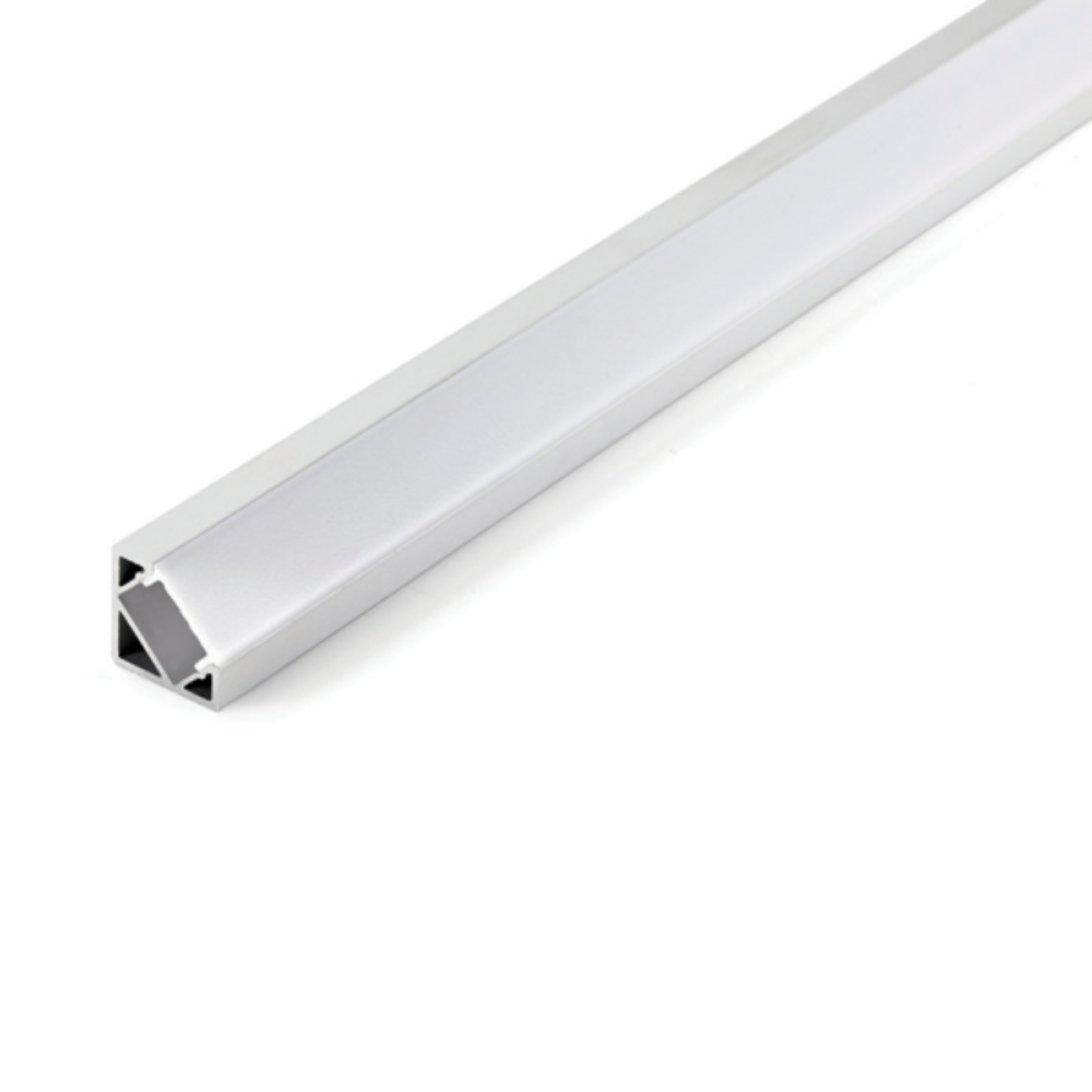 Strip Light Profile L1000mm H18.4mm Opal Matte Aluminum - VB-ALP007-R-1M