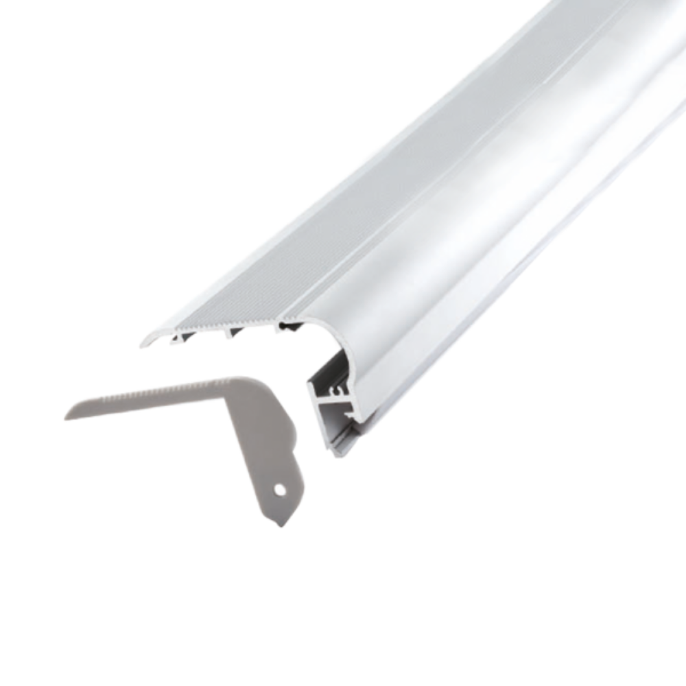 Surface Strip Light Profile L2000mm W80mm Opal Aluminium - VB-ALP024-2M