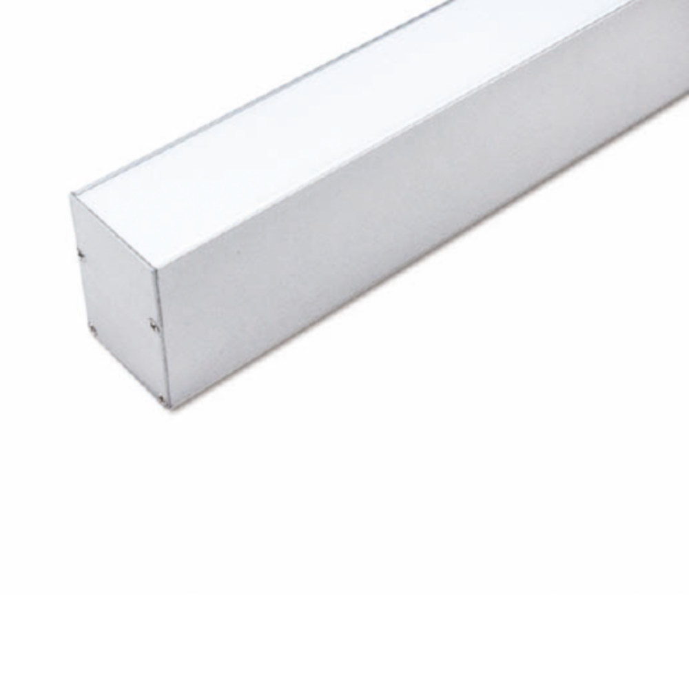 Suspended Strip Light Profile L2000mm W50mm Opal Aluminium - VB-ALP052-1M