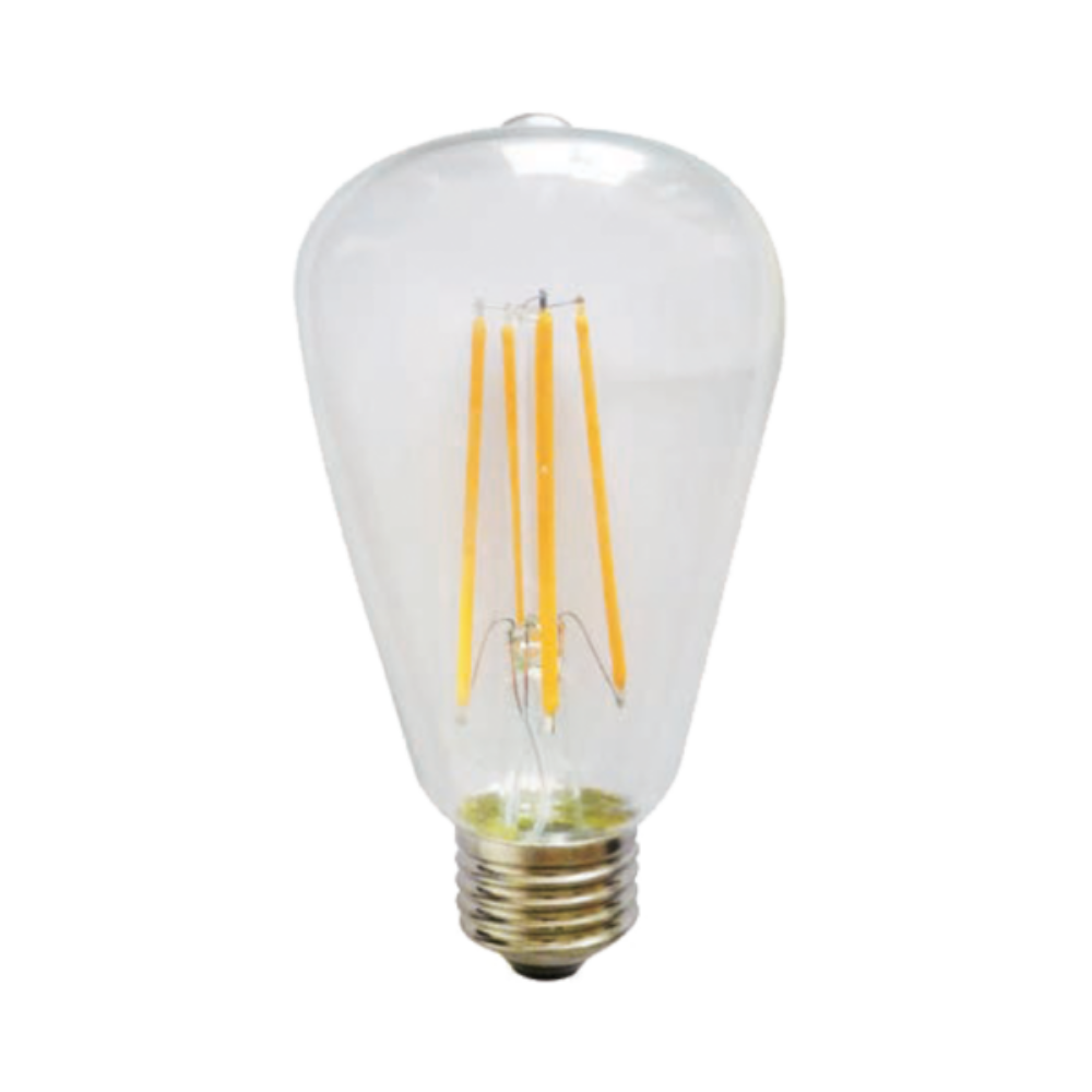 Buy LED Filament Globes Australia LED Filament Globes ES 240V Clear Glass 7W 2100K - VBL-ST64-7W-ES