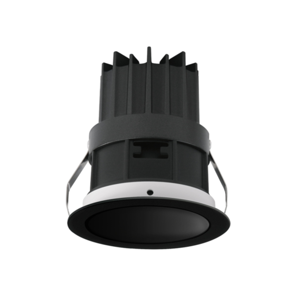 Buy Recessed LED Downlights Australia Recessed LED Downlight 24V W78mm Black 3000K - VBLDL-372-4-30