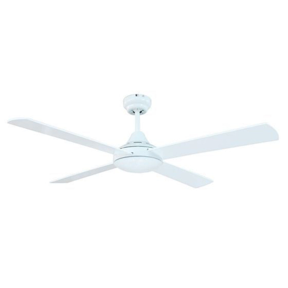 Buy AC Ceiling Fans Australia Tempo 48" Ceiling Fan White With White Blades - 100010/05